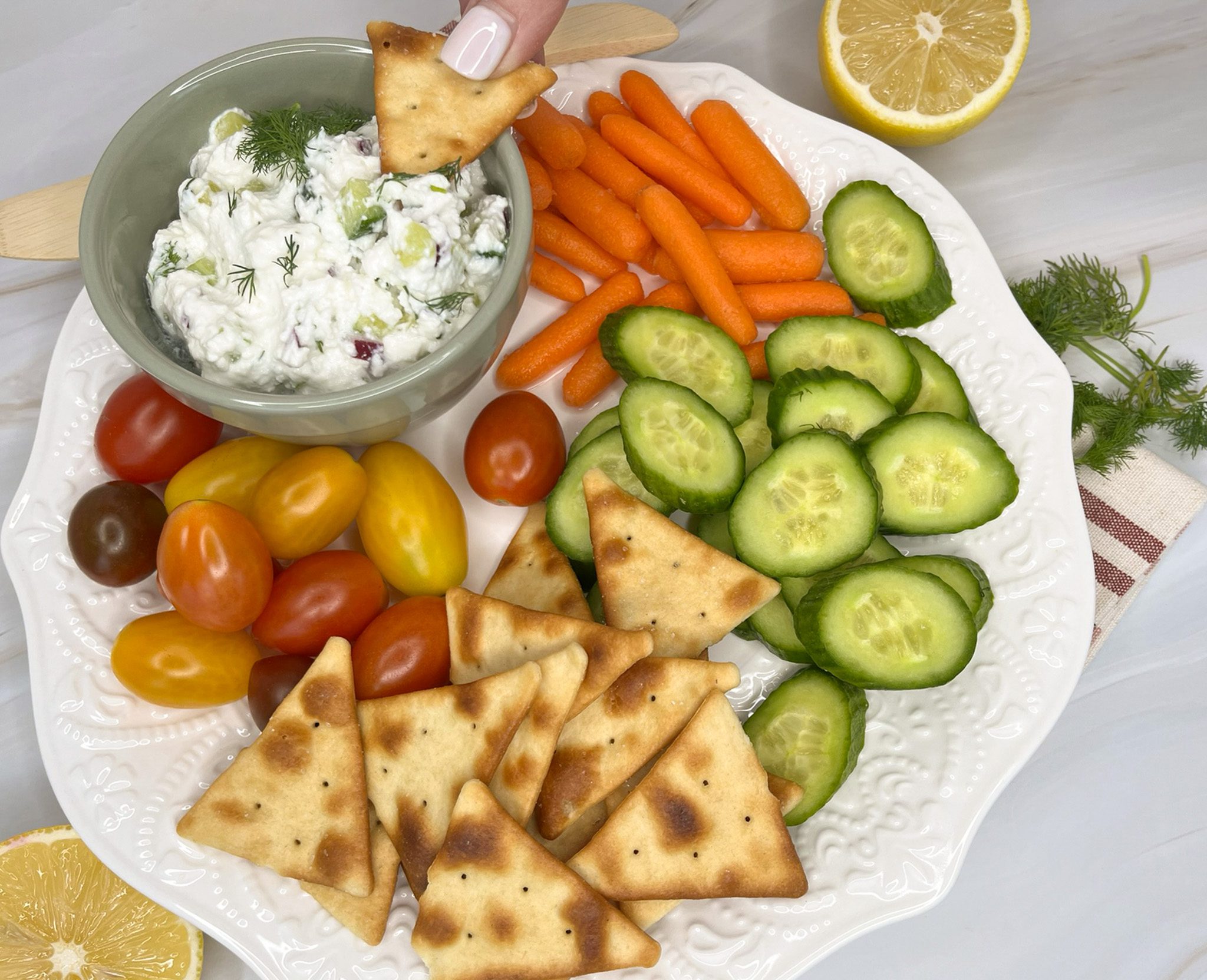 Cheesy Tzatziki Dip slider image 