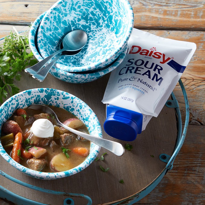 Beef Stew Daisy Brand Sour Cream & Cottage Cheese