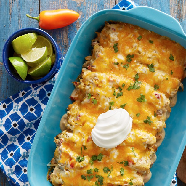 Chicken Enchiladas Daisy Brand Sour Cream & Cottage Cheese