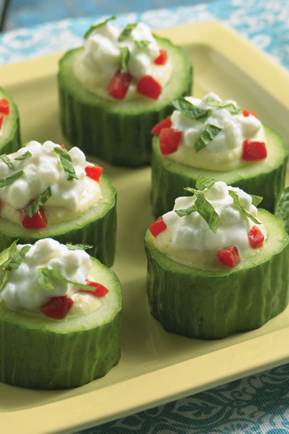 Creamy Cucumber Cups - Daisy Brand - Sour Cream & Cottage Cheese