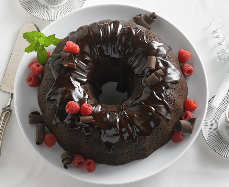 Chocolate Chip Double Bundt Cake - Sprinkle Bakes