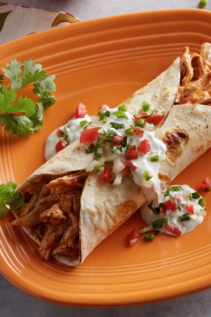 Slow Cooker Shredded Mexican Chicken - Daisy Brand - Sour Cream ...