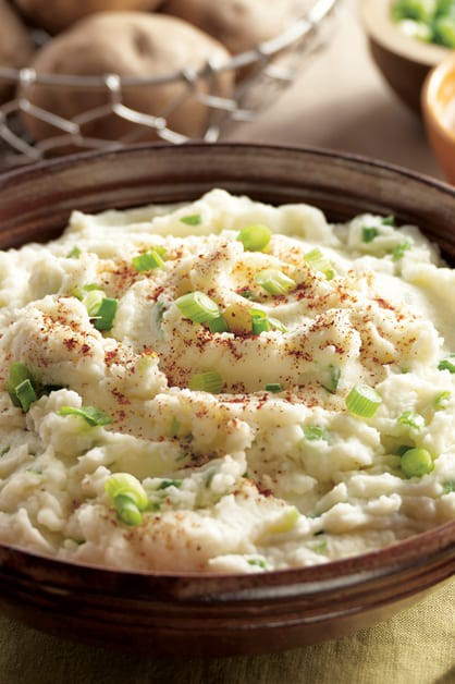 tex mex mashed potatoes in a bowl