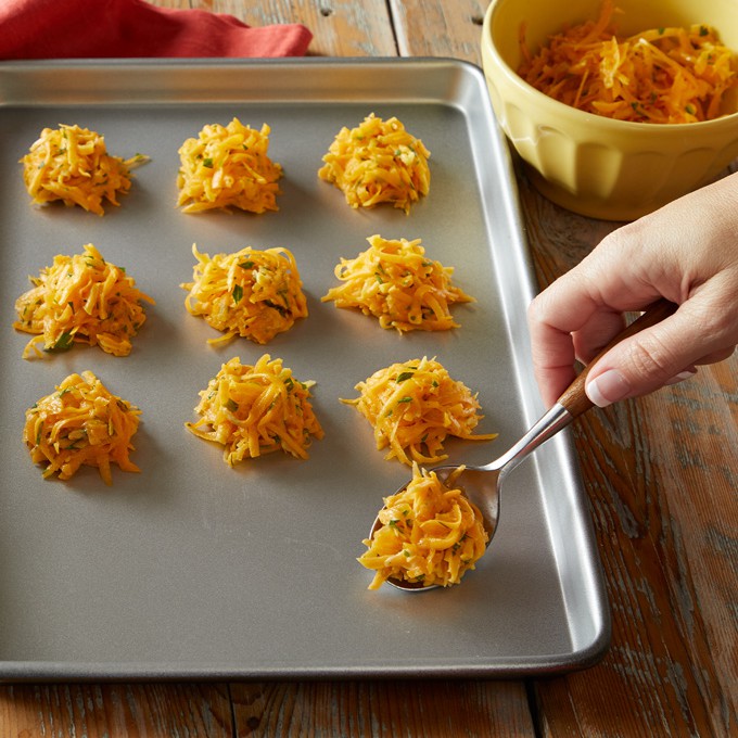 Easy Squash Oven Fritters Daisy Brand Sour Cream Cottage Cheese