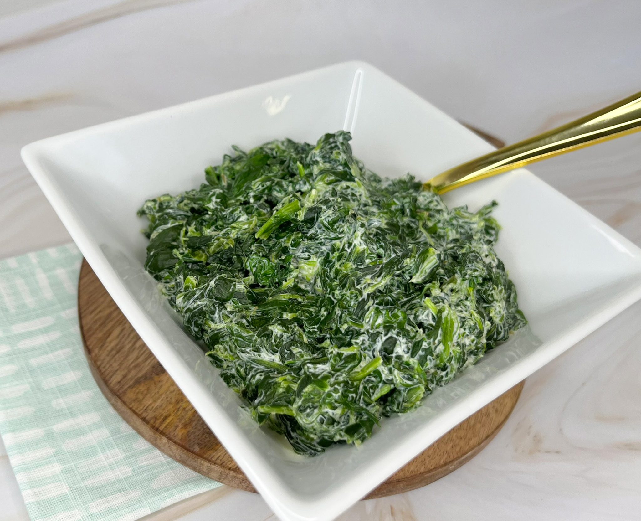 Click to open Easy Creamed Spinach recipe